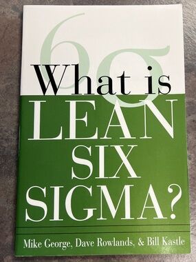 What Is Lean Six Sigma paperback book